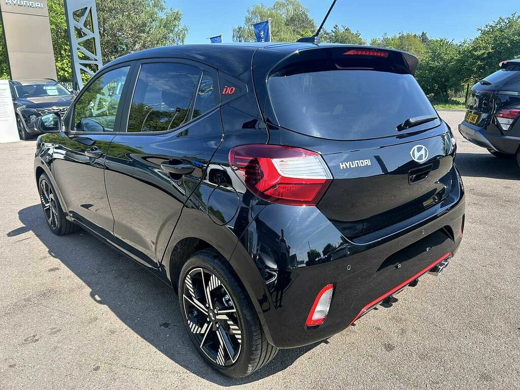 Hyundai I10 1.0T 90 N Line Nav EJ26SKE Black #3