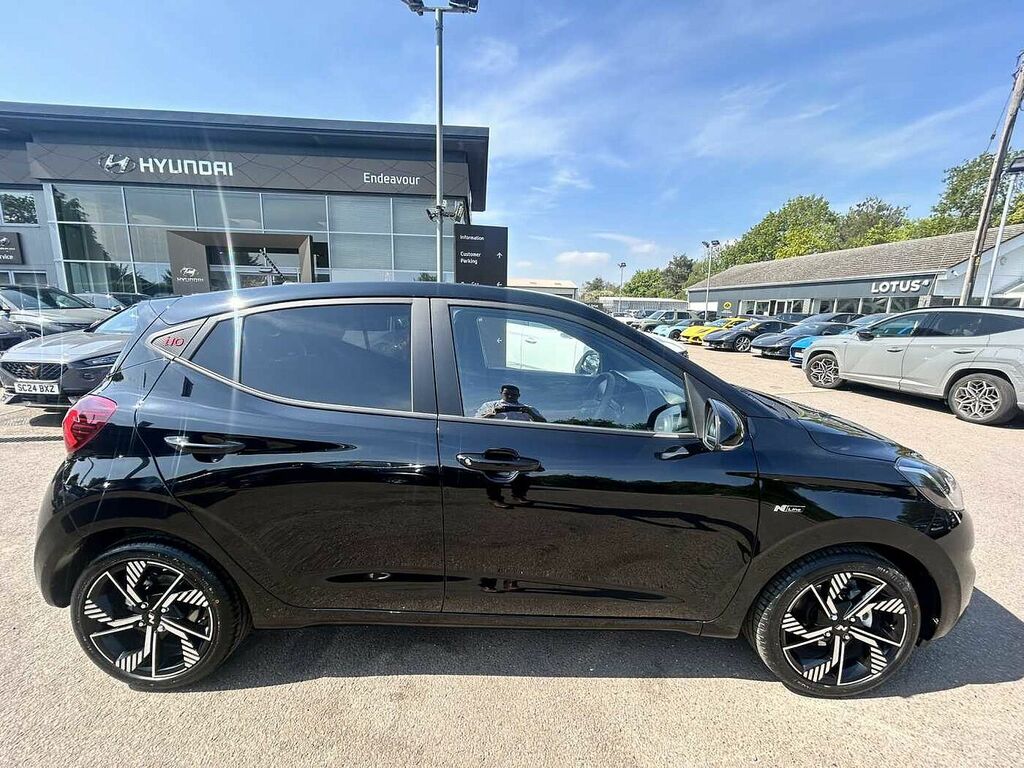 Hyundai I10 1.0T 90 N Line Nav EJ26SKE Black #4