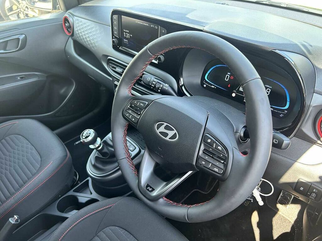 Hyundai I10 1.0T 90 N Line Nav EJ26SKE Black #6
