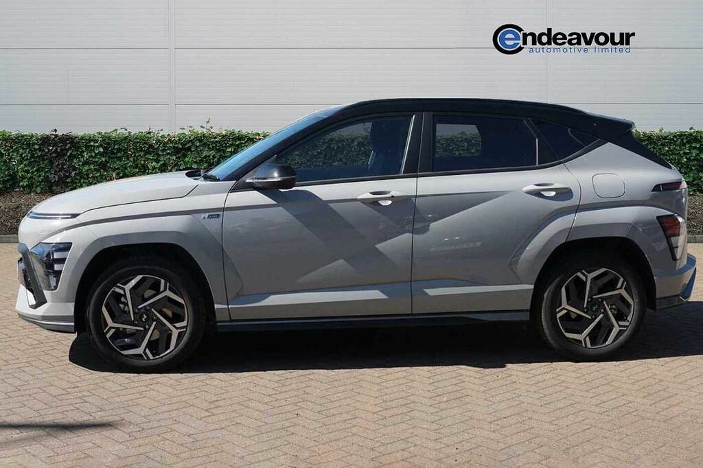 Hyundai Kona 1.6 Hybrid 129 N Line Dct Grey #4