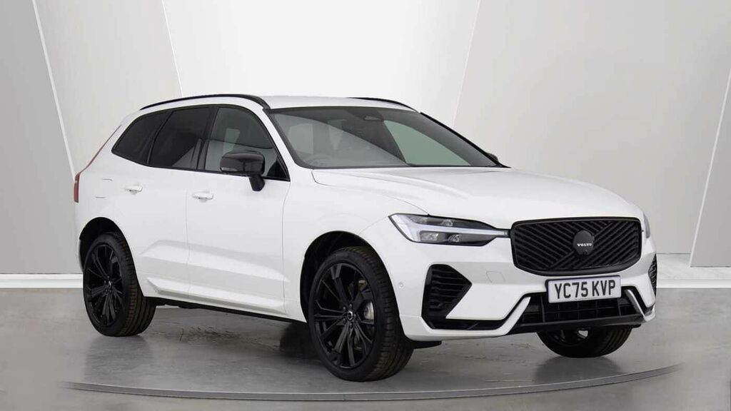 Volvo XC60 Black Edition Plus, T6 Awd Plug-in Hybrid, Electri White