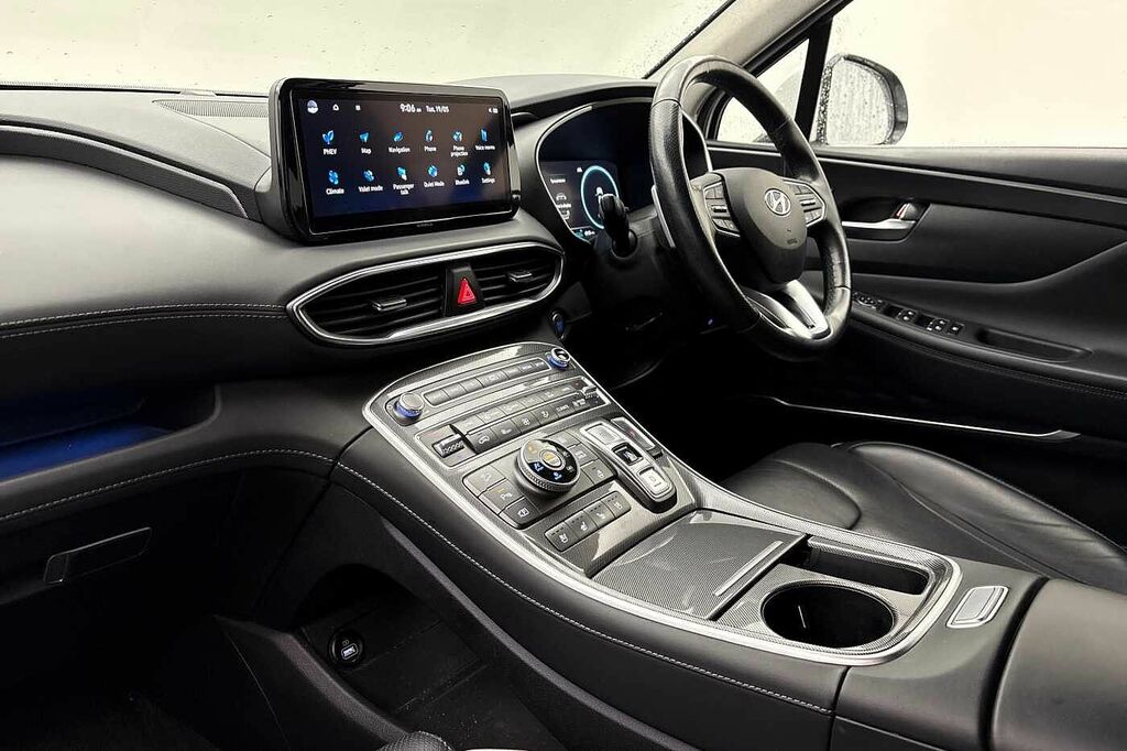 Hyundai Santa Fe 1.6 Tgdi Plug-in Hybrid Ultimate 4Wd White #2