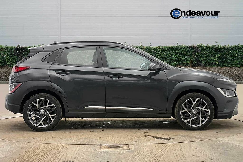 Hyundai Kona 1.6 Gdi Hybrid Premium Dct Grey #4