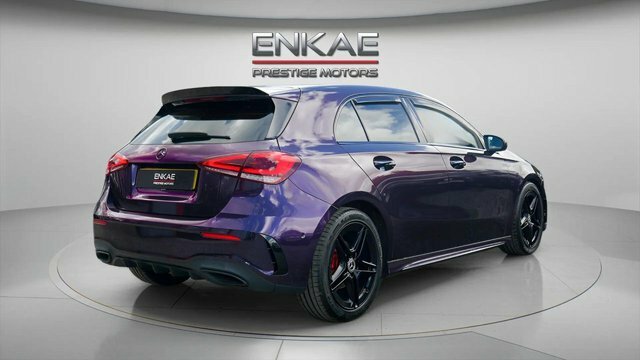 Mercedes-Benz A Class 2019 1.5 A180d Amg Line Premium Hatchback Di WX19OUN Purple #4