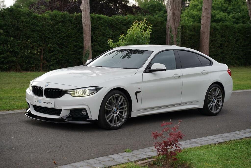 BMW 4 Series Gran Coupe M Sport White #3