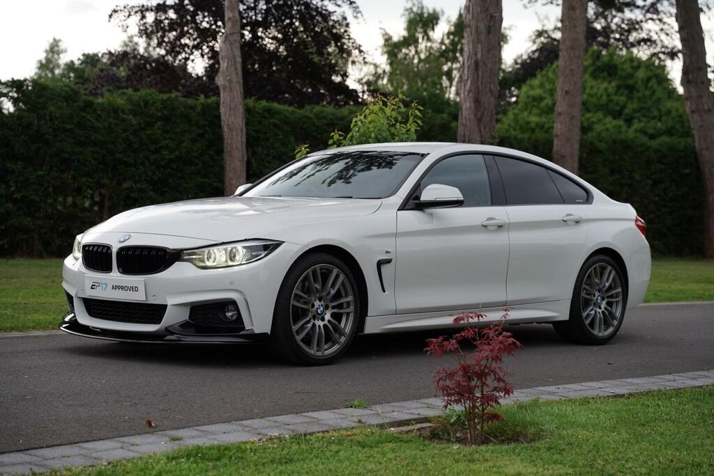 BMW 4 Series Gran Coupe M Sport White #6