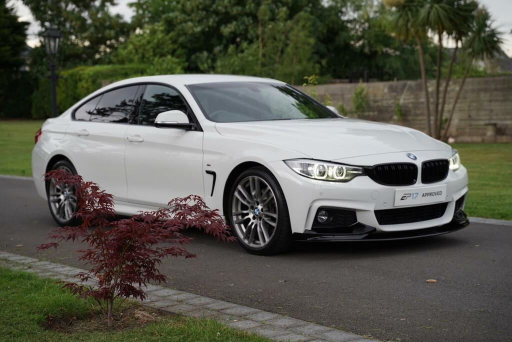BMW 4 Series Gran Coupe M Sport White #4