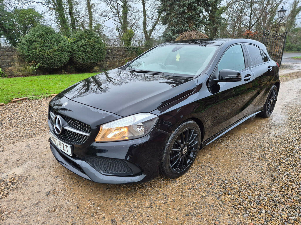 Mercedes-Benz A Class 2.1 A200d Amg Line 7G-dct Euro 6 Ss SN67PZT Black #2