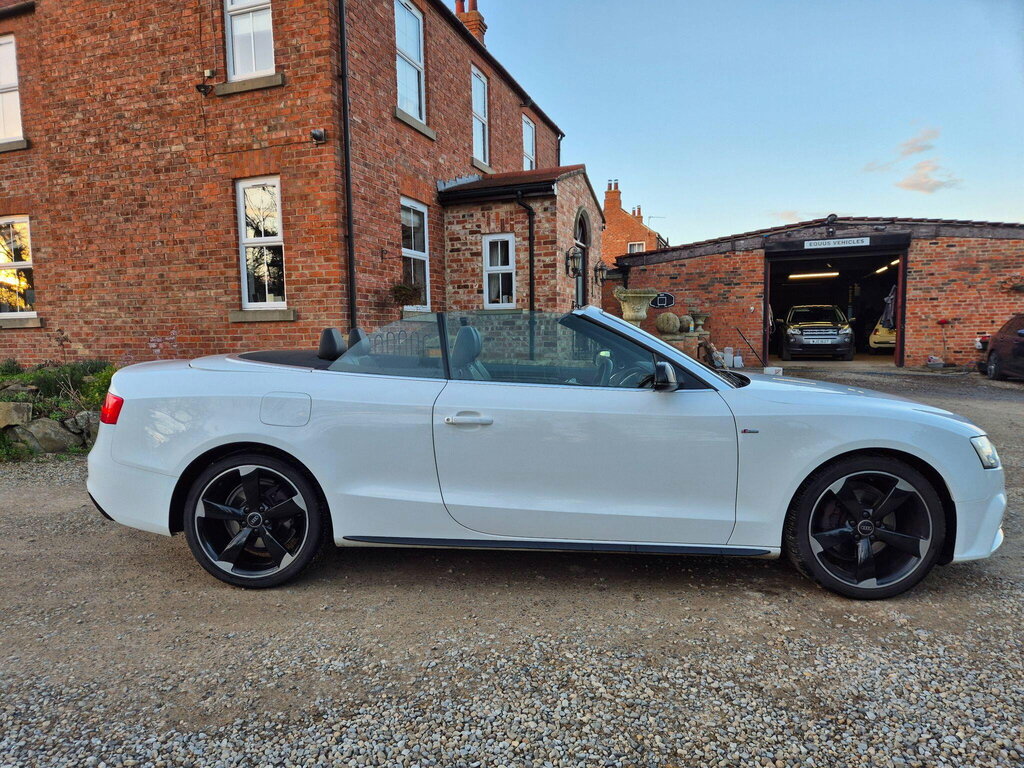 Audi A5 2.0 Tdi S Line Special Edition Plus Convertible White #3