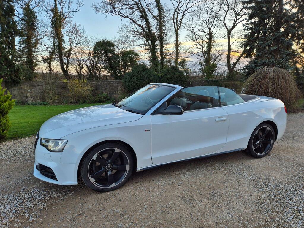 Audi A5 2.0 Tdi S Line Special Edition Plus Convertible White