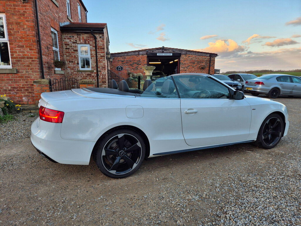 Audi A5 2.0 Tdi S Line Special Edition Plus Convertible White #6