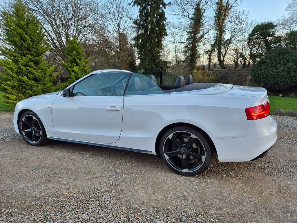 Audi A5 2.0 Tdi S Line Special Edition Plus Convertible White #3