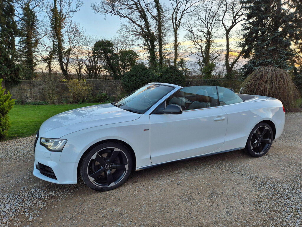 Audi A5 2.0 Tdi S Line Special Edition Plus Convertible White