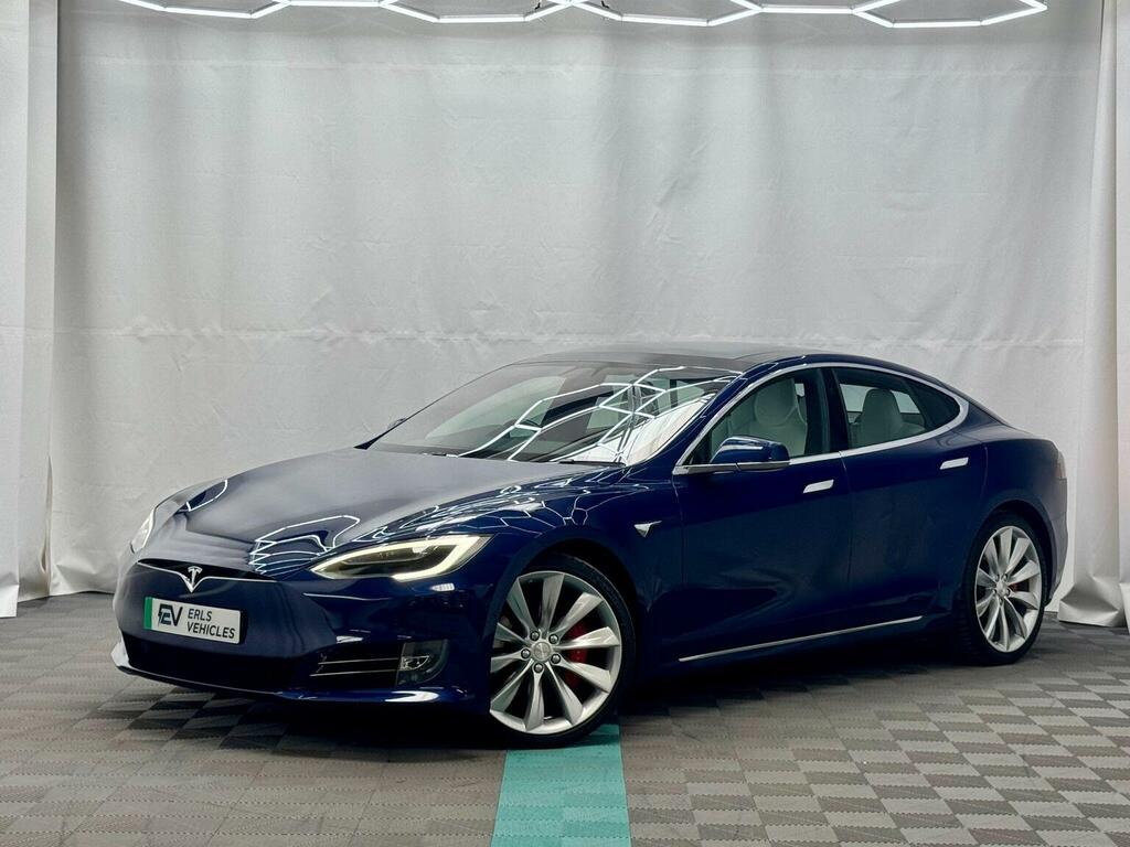 Tesla Model S Hatchback P100dl Dual Motor 4Wd Ludicr Blue #3