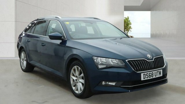 Skoda Superb 2018 2.0 Tdi Se Technology Estate Manua Blue