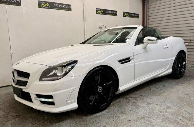 Mercedes-Benz SLK 2014 2.1 Slk250 Cdi Amg Sport Convertible Dies White #4