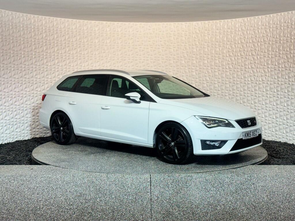 Seat Leon 2.0 Tdi Cr Fr Sport Tourer Euro 5 Ss White #6