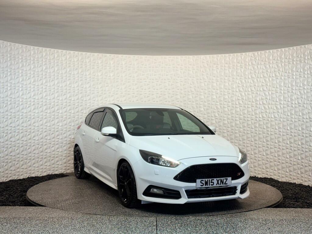 Ford Focus 2.0 Tdci St-3 Euro 6 Ss White #4