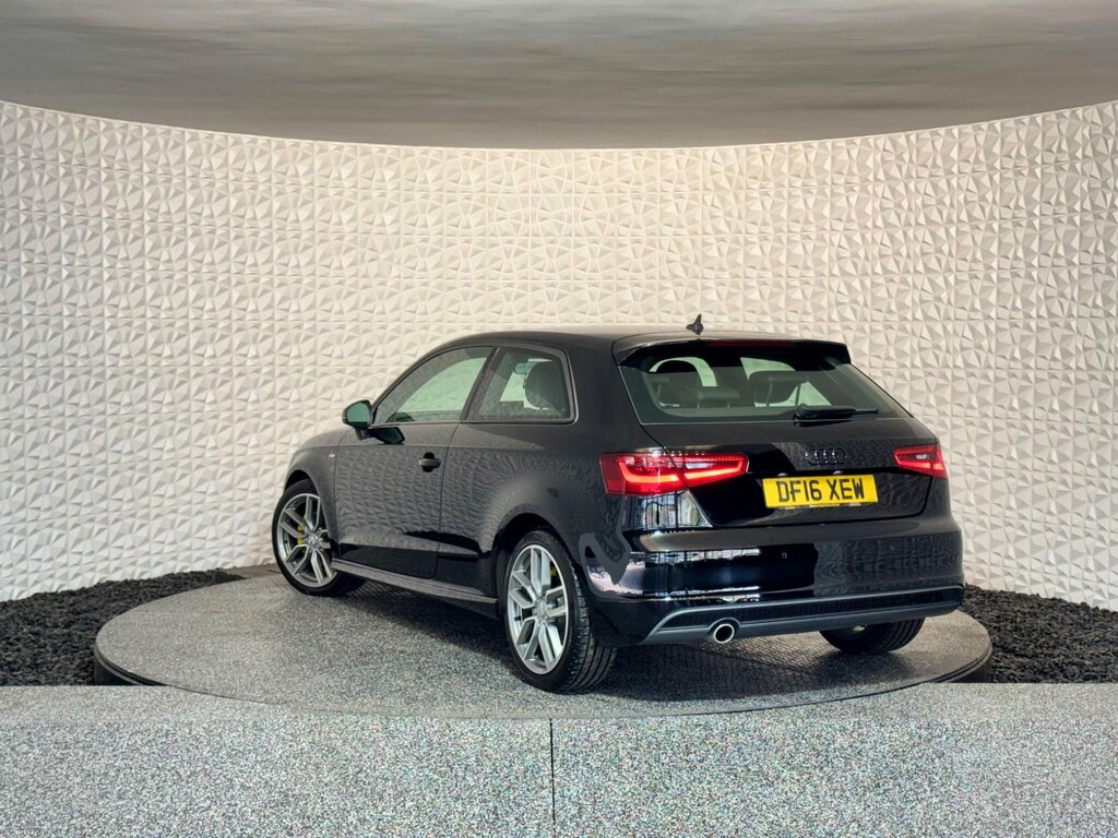 Audi A3 1.6 Tdi S Line Euro 6 Ss Nav Black #2
