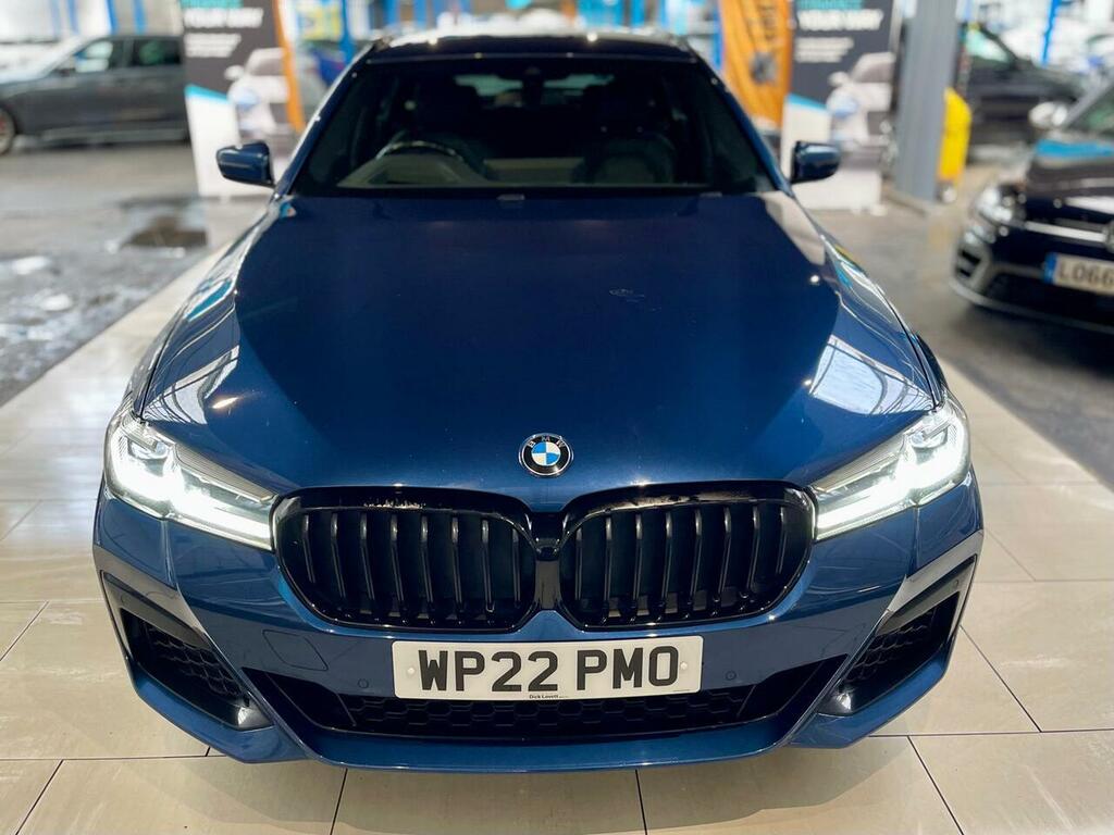 BMW 5 Series 530D Mht M Sport Blue #5