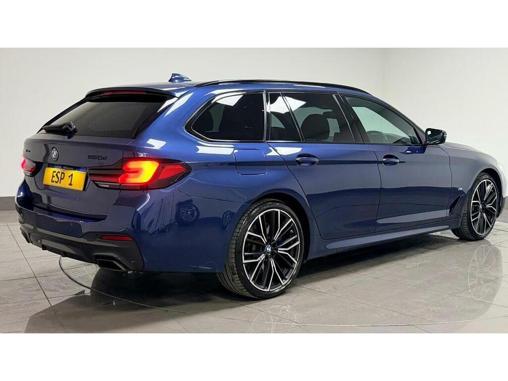 BMW 5 Series 530D Mht M Sport WP22PMO Blue #6