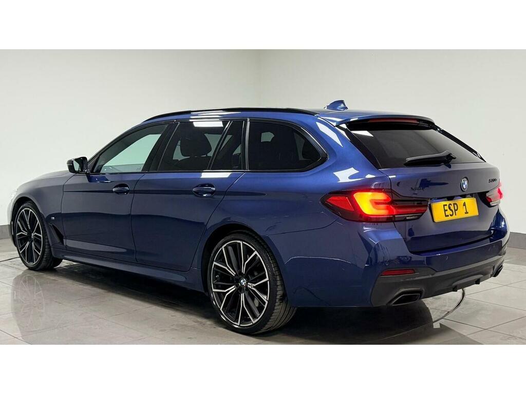 BMW 5 Series 530D Mht M Sport WP22PMO Blue #4