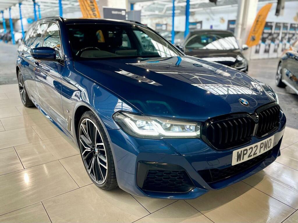 BMW 5 Series 530D Mht M Sport Blue #6