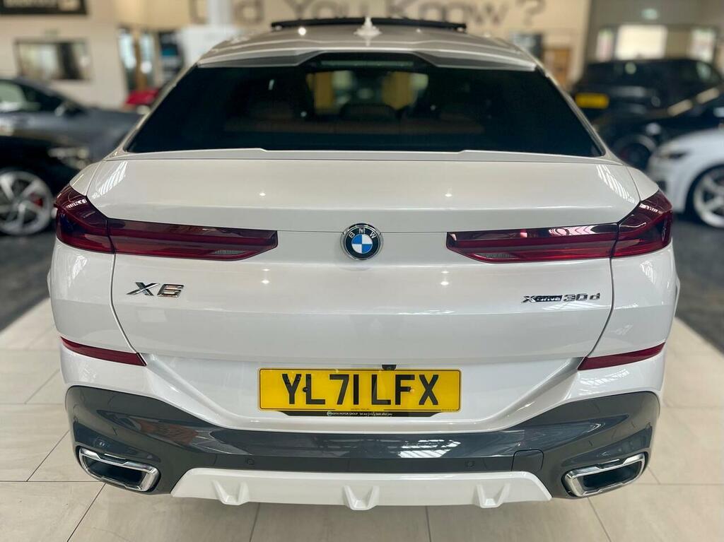 BMW X6 30D Mht M Sport White #4