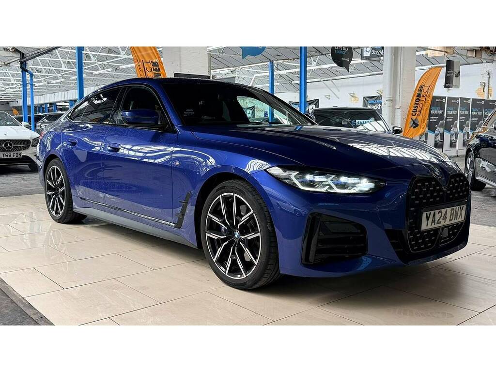 BMW 4 Series Gran Coupe 420I M Sport Blue #3