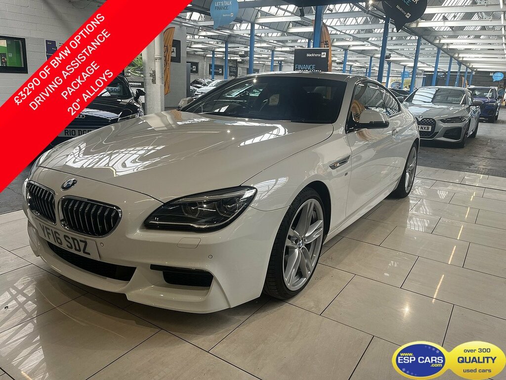 BMW 6 Series 640D M Sport White