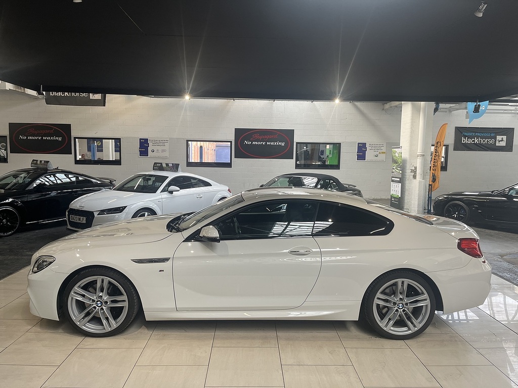 BMW 6 Series 640D M Sport White #3