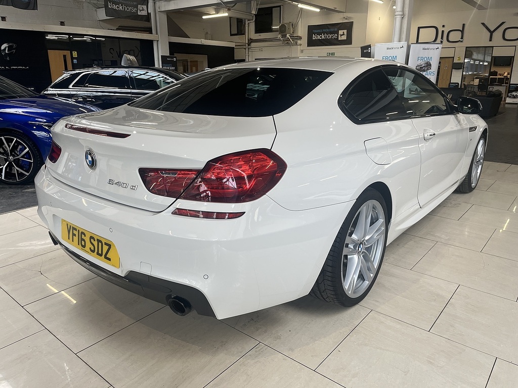 BMW 6 Series 640D M Sport White #6
