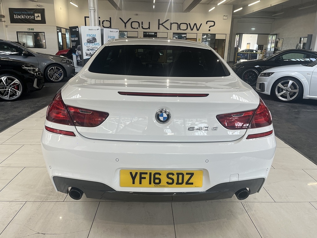 BMW 6 Series 640D M Sport White #5