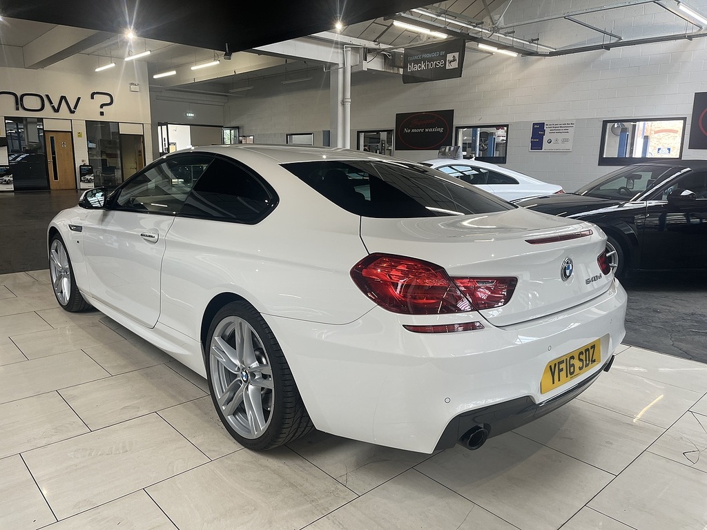 BMW 6 Series 640D M Sport White #4