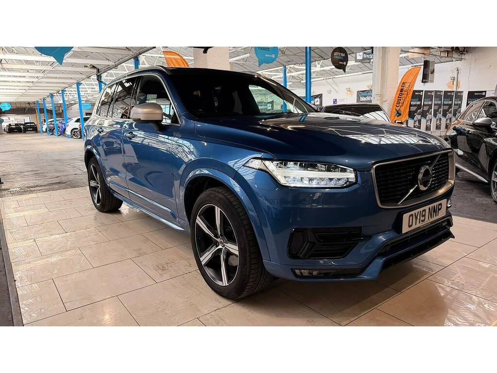 Volvo XC90 D5 Powerpulse R-design Blue #6