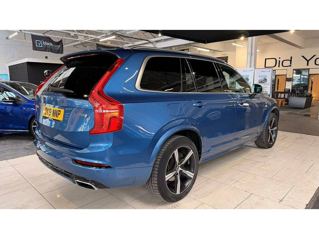 Volvo XC90 D5 Powerpulse R-design Blue #4