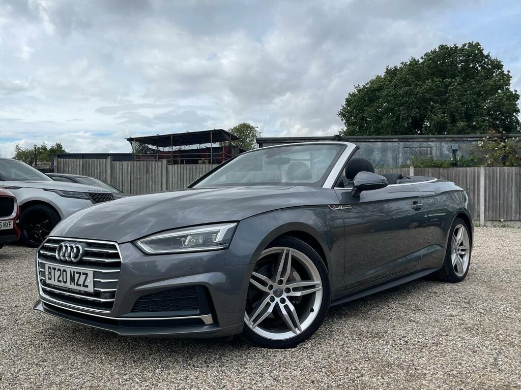Audi A5 Convertible 2.0 Tdi 40 S Line 202020 BT20MZZ Grey #3