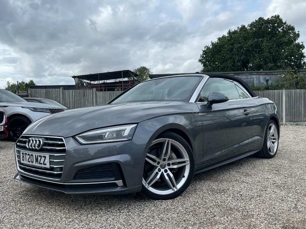 Audi A5 Convertible 2.0 Tdi 40 S Line 202020 BT20MZZ Grey #4