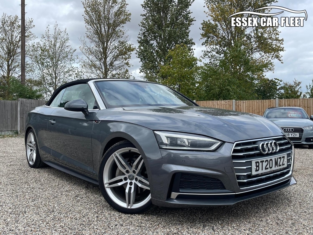 Audi A5 Convertible 2.0 Tdi 40 S Line 202020 BT20MZZ Grey