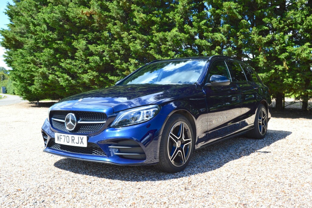 Mercedes-Benz C Class Estate 2.0 C300de 13.5Kwh Amg Line Edition 20207 Blue #3