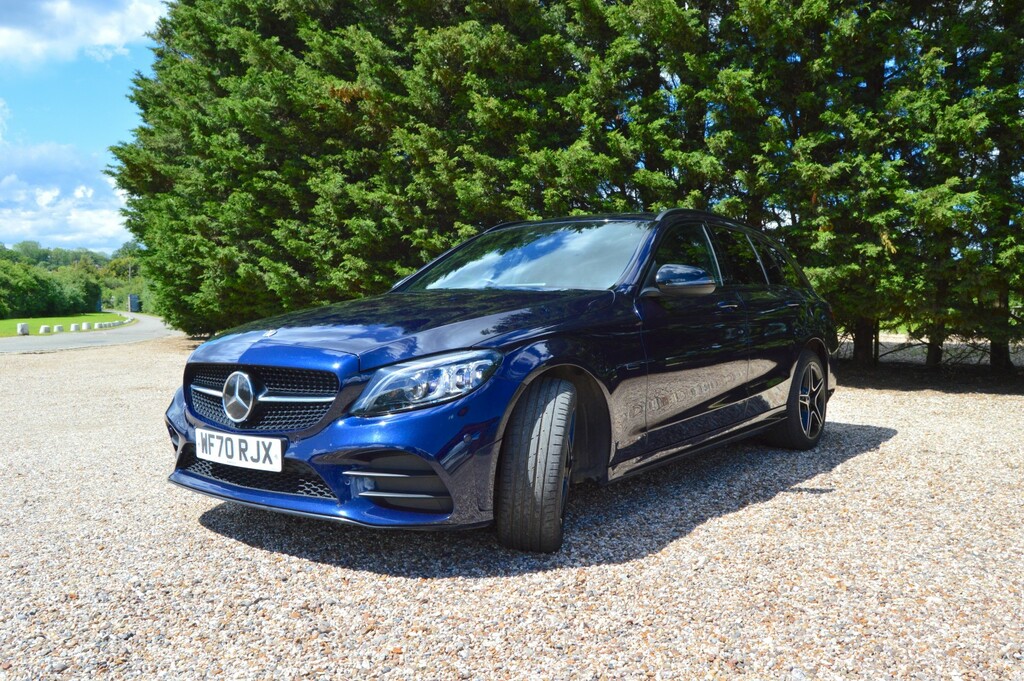 Mercedes-Benz C Class Estate 2.0 C300de 13.5Kwh Amg Line Edition 20207 Blue #4