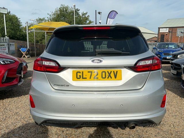 Ford Fiesta Ecoboost St-line Hatchback GL72OXV Silver #6