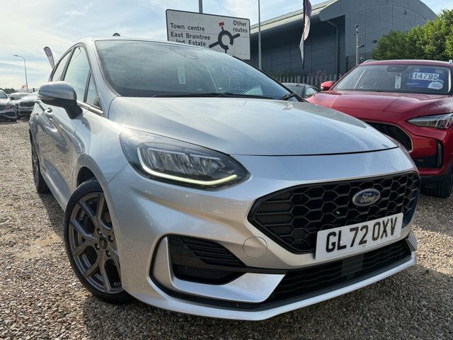Ford Fiesta Ecoboost St-line Hatchback Silver