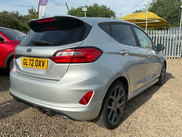 Ford Fiesta Ecoboost St-line Hatchback GL72OXV Silver #5
