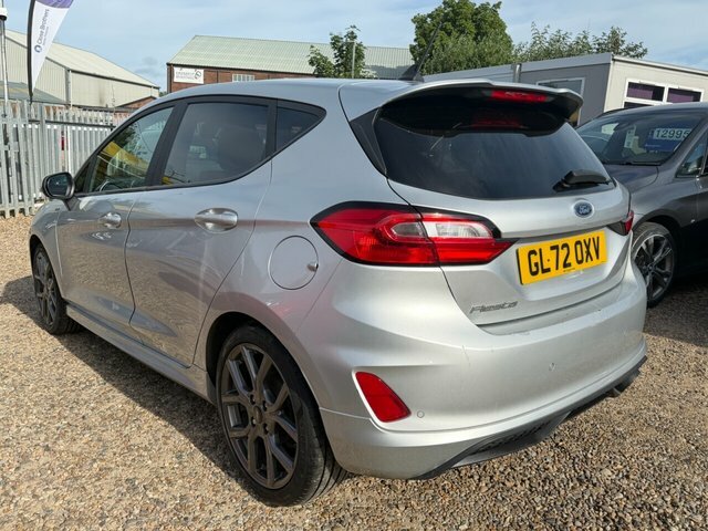 Ford Fiesta Ecoboost St-line Hatchback GL72OXV Silver #3