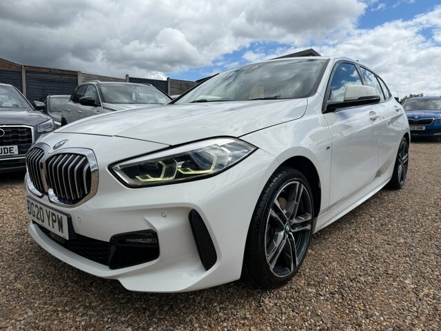 BMW 1 Series 116D M Sport Hatchback DG20YPW White #5