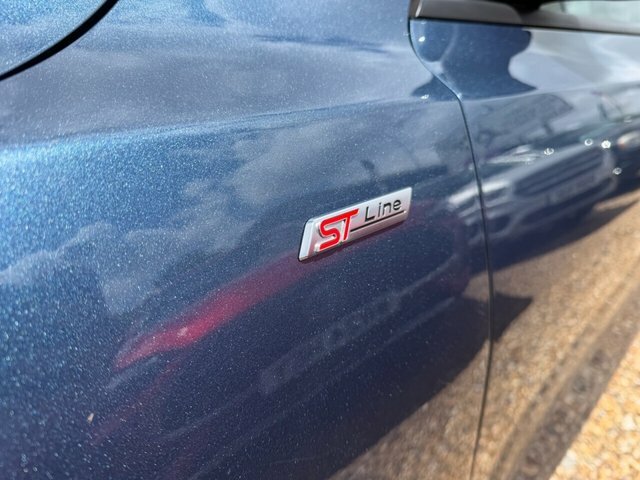 Ford Focus Ecoboost St-line Hatchback CYZ4535 Blue #5