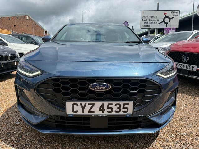 Ford Focus Ecoboost St-line Hatchback CYZ4535 Blue #2