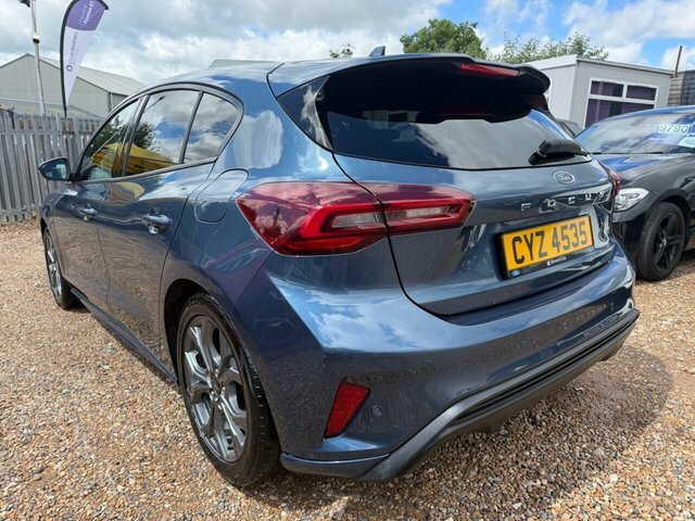 Ford Focus Ecoboost St-line Hatchback CYZ4535 Blue #6