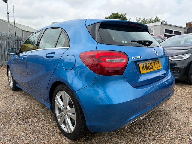 Mercedes-Benz A Class A180 Sport Hatchback KW66TYT Blue #4